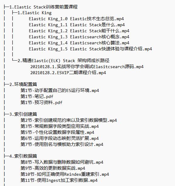 ElasticStack高級開發(fā)與架構(gòu)實戰(zhàn) 視頻教程 下載   圖1