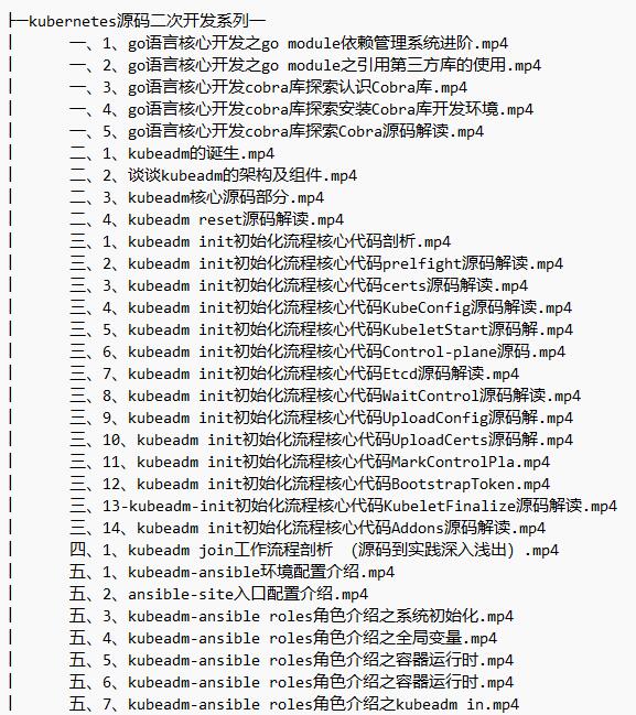 kubernetes源碼二次開發(fā) 視頻教程 下載  圖1