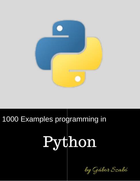 《1000 Examples Programming In Python》1000個Python編程示例 PDF 下載  圖1