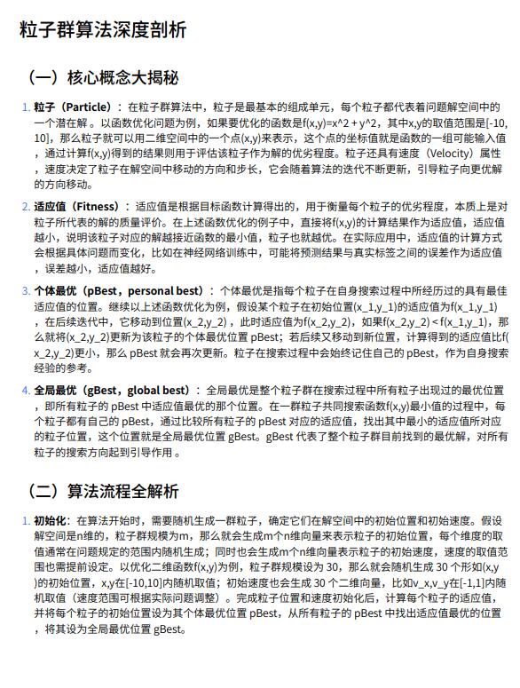 解鎖粒子群算法:Python 帶你探尋函數(shù)優(yōu)化寶藏 PDF 下載 圖1