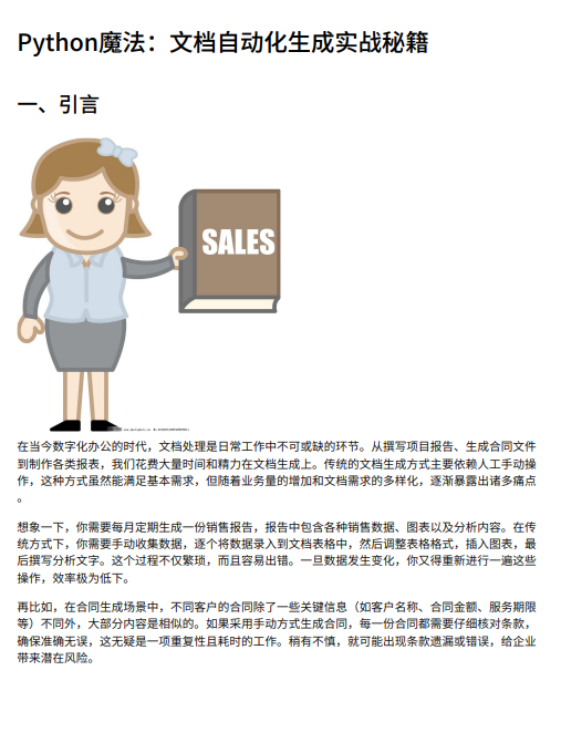 基于Python的文檔自動生成技術(shù)：利用python-docx與Jinja2實現(xiàn)高效批量處理方案 PDF 下載  圖1